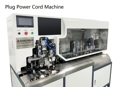 全自動美規歐規插頭電源線製造機 一體化生產 WPM-3600A