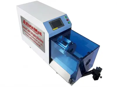 高精度半自動同軸線剝皮機，適用5-35mm線徑，WPM-35120