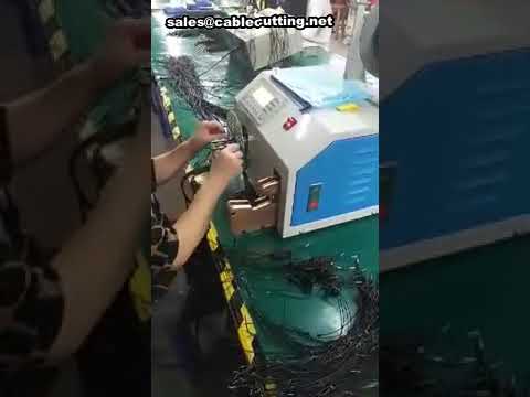 耳機線自動繞線與束線機 - 高效扭結扎帶設備