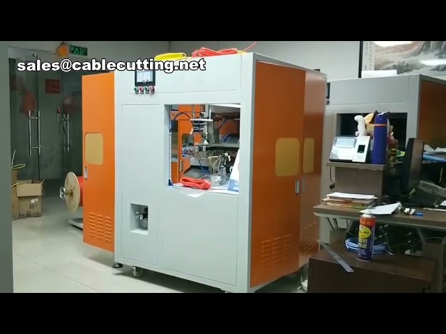 全自動電纜捆紮與束線機｜電纜切割綁紮一體機｜自動化線束加工設備