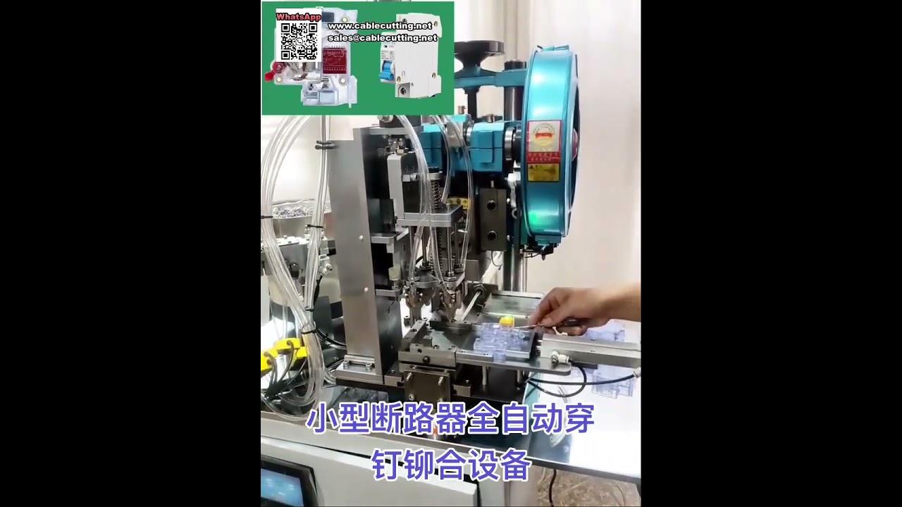 微型斷路器與開關專用全自動鉚接設備