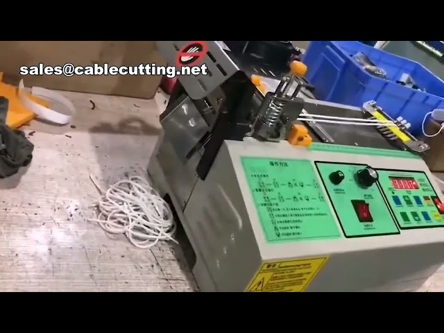 彈性耳帶裁切機｜口罩耳帶自動裁切設備｜高效精準切割