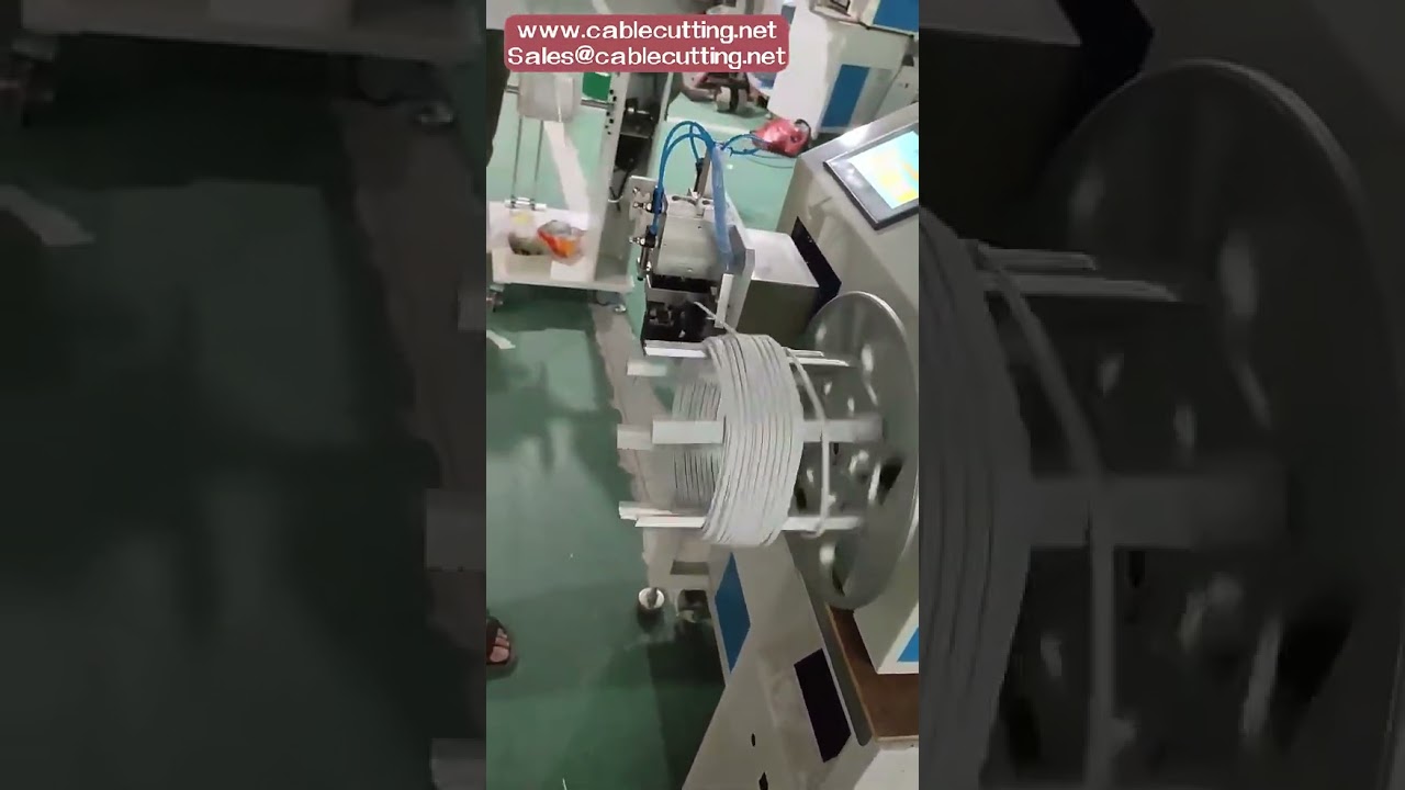 線材測量裁切繞線一體機 | 高效率自動化線材加工設備