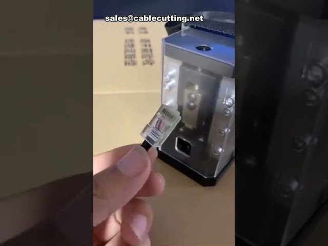 網路線水晶頭壓接機｜便攜式電話線端子壓接工具｜RJ45接頭壓著器