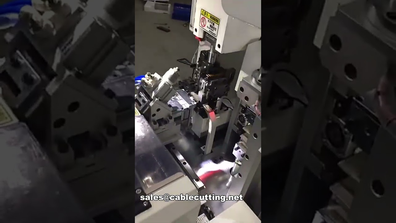 自動雙端扁平排線裁切剝線壓接機｜高效生產利器