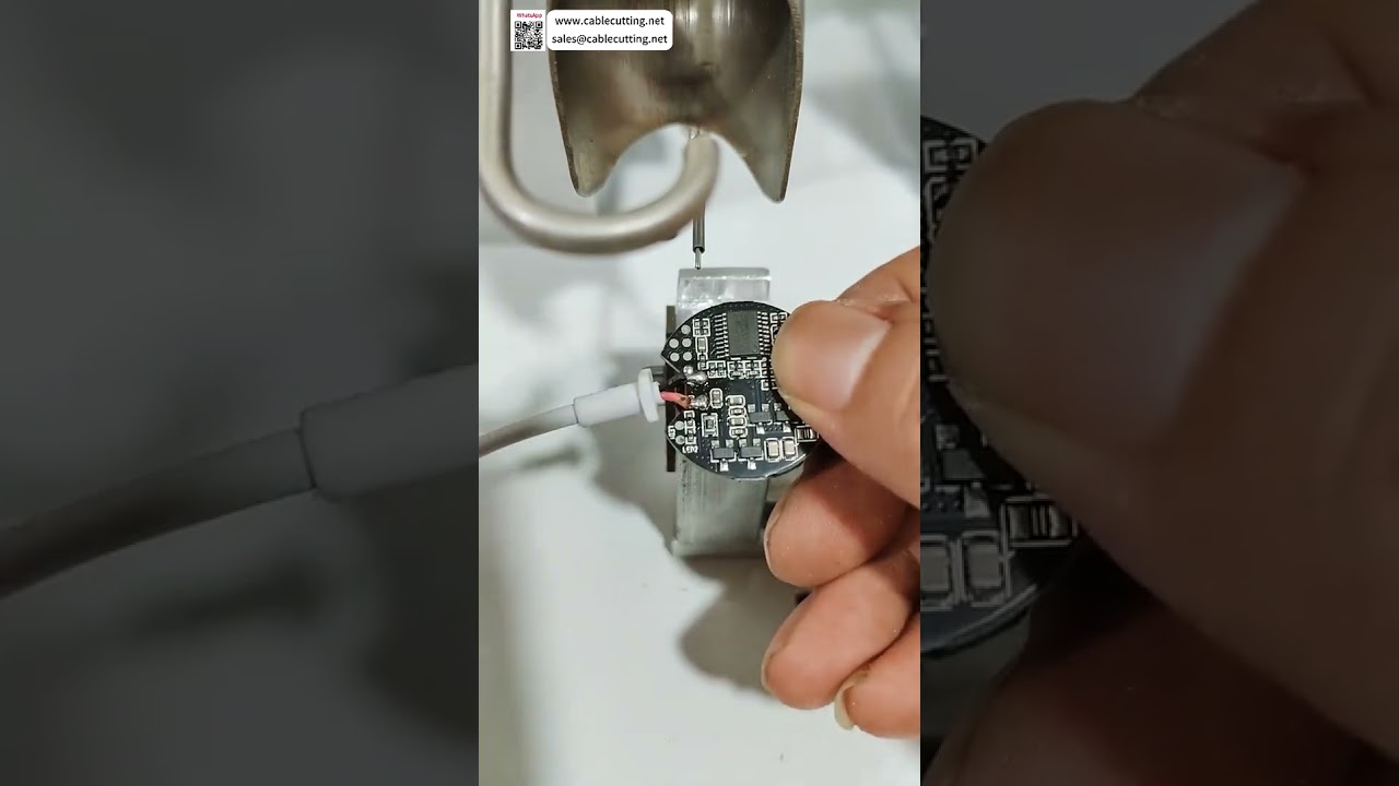 半自動無線充電焊接機｜高精度電子線圈焊接設備