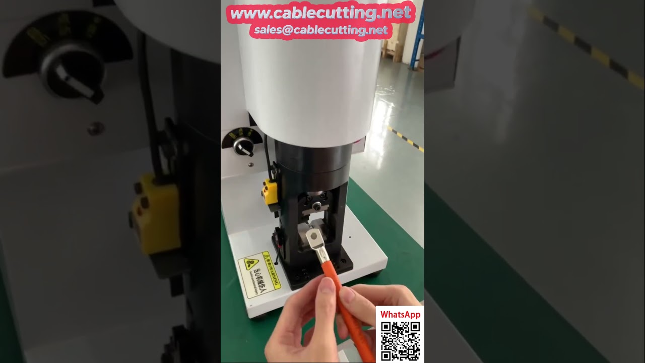 半自動液壓端子壓接機 1-200 mm² | 工業級電纜接頭機
