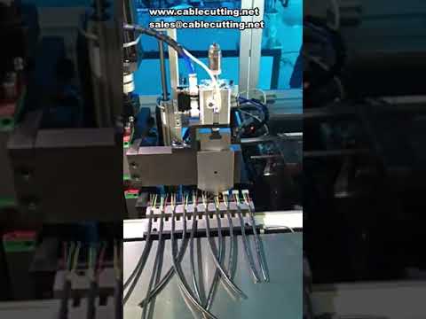 橡膠外殼穿線機｜整合剝線與端子沖壓的全自動化設備
