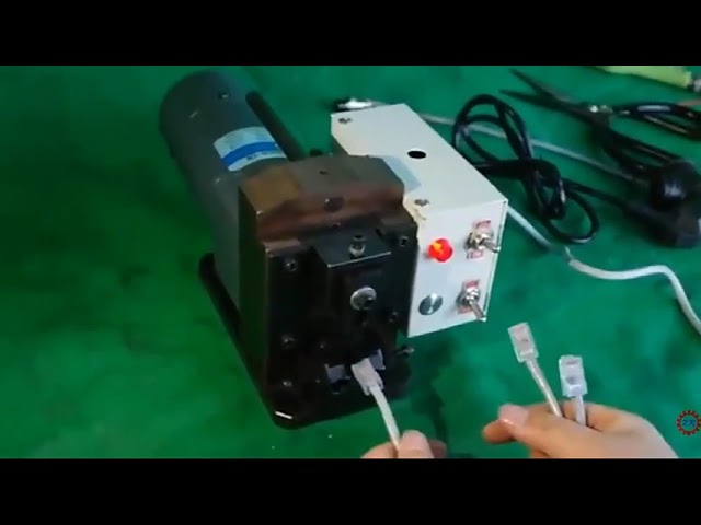 RJ45水晶頭壓接機｜網路線端子壓接機｜高效LAN線纜壓接設備
