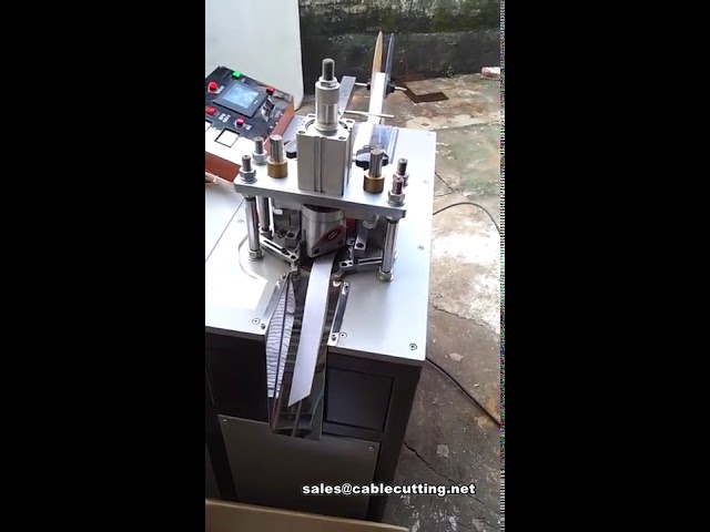 45度斜角超音波緞帶切帶機 | 羅紋緞帶與緞面自動裁切