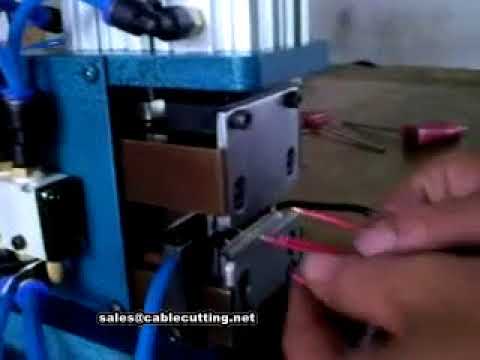 氣動剝線機2：高效自動化電纜加工設備