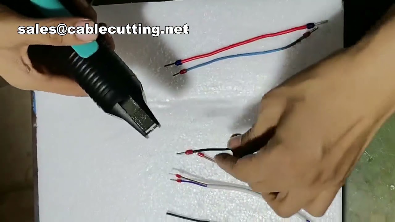 手持式歐規管型端子氣動壓接工具｜絕緣端子接頭高效壓接機