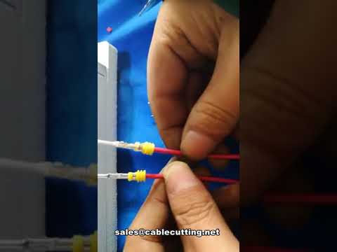 防水插頭端子壓接機｜高效率電線壓接機推薦
