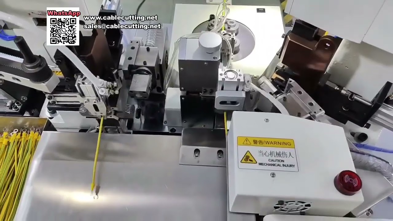 自動冷壓式O型端子壓接機｜震動盤送料系統，高效高速組裝首選