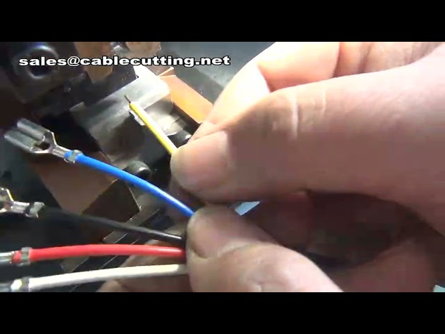 高效率自動端子機｜剝線、裁切、壓著一體機｜工業級電線加工設備