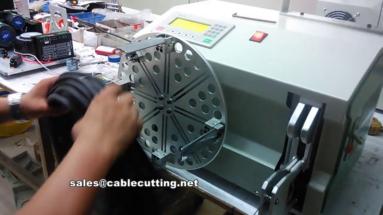 高效率電纜繞線與綁紮機｜自動化線材整理設備