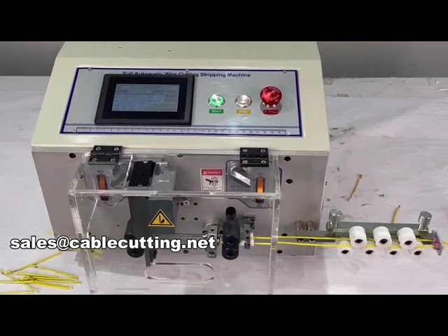 觸控式自動電線裁切剝線機 WPM-SDBS｜0.1-6mm² 線徑適用｜高效線材加工