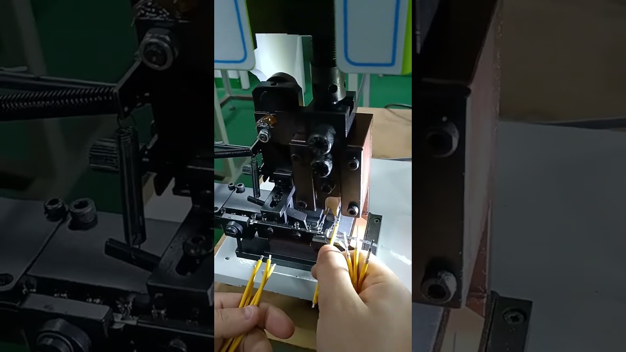 2T端子機 + 臥式模具 準備後試產實拍設備 #工廠