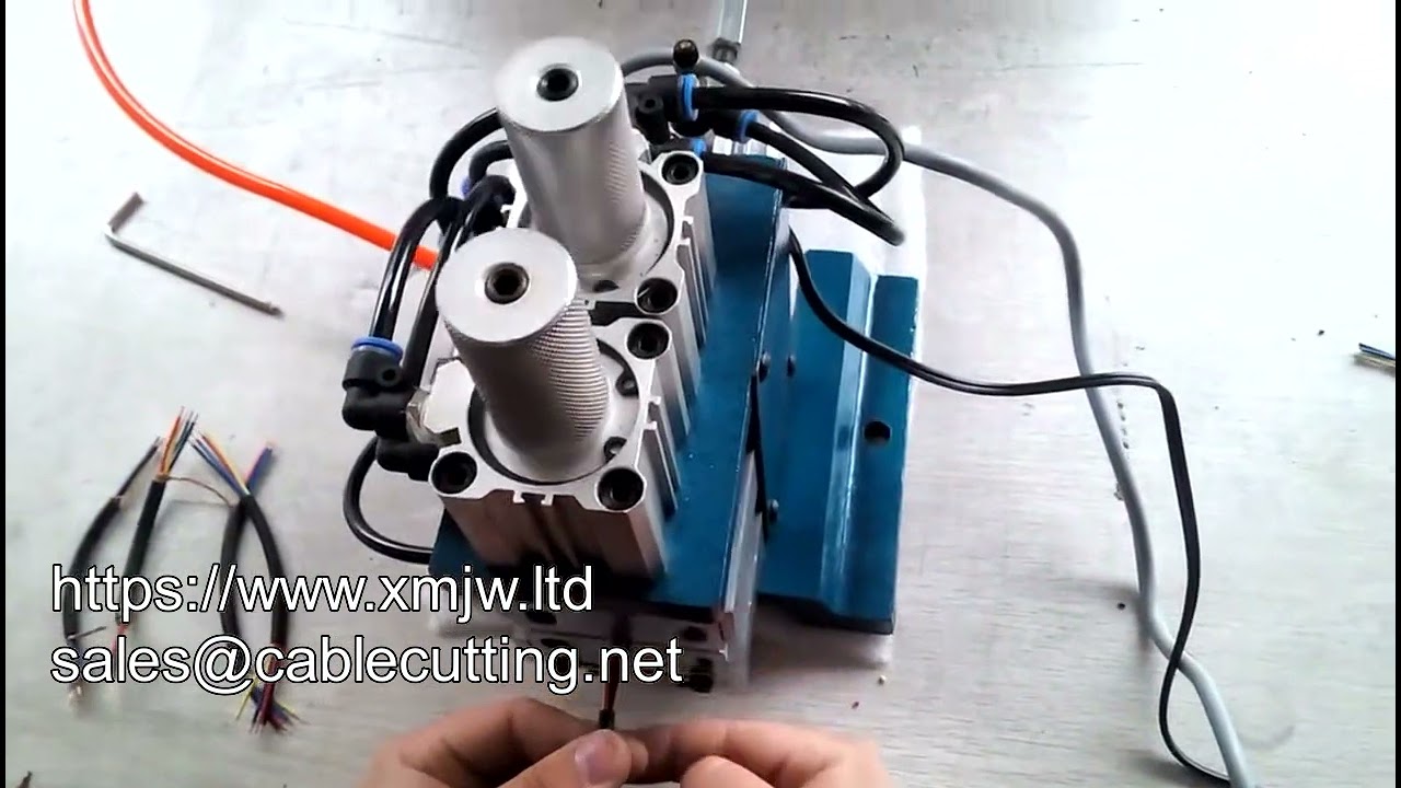 WPM-3F 電動氣動剝線機｜高效自動化線材加工設備