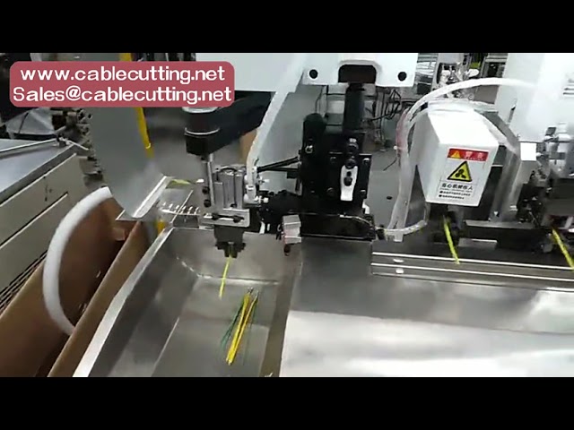全自動2噸壓力電線剝皮壓接機｜高效工廠自動化設備
