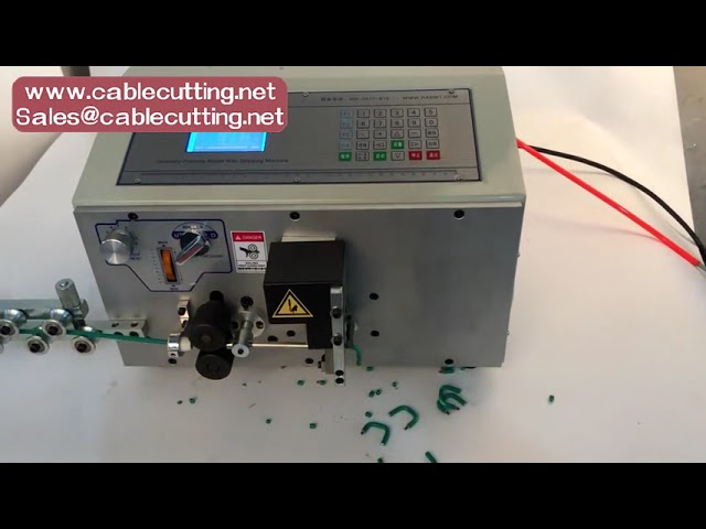 全自動電線裁切剝皮折彎機｜高效電線折彎設備