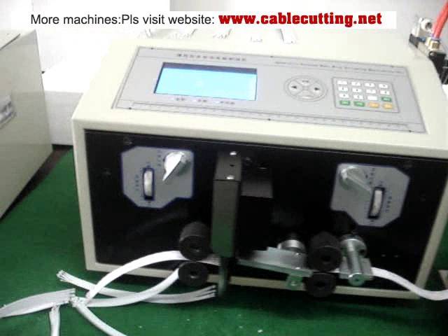 扁平電纜剝線裁切分離機 (WPM-09E+S)｜高效自動化線材加工設備
