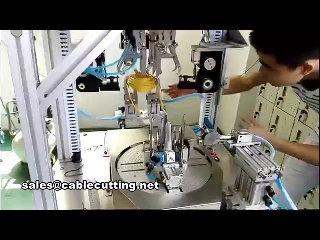 長網路線O型自動繞線束線機，高效率綑綁設備
