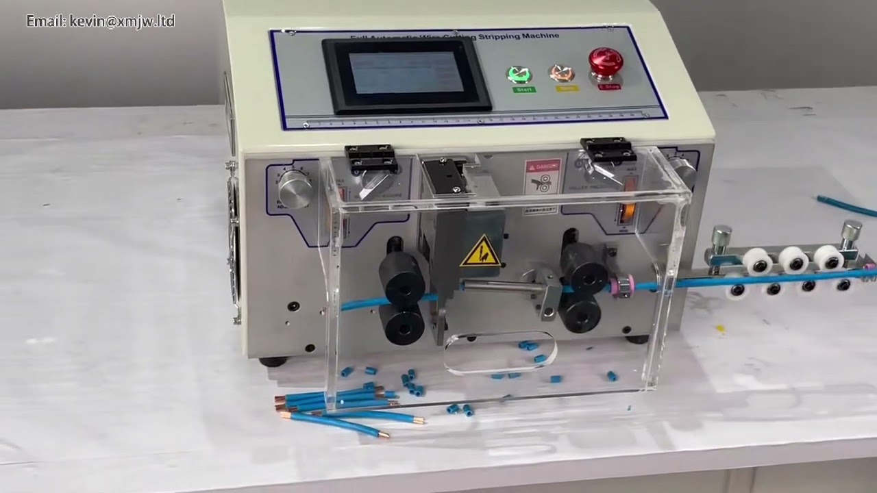 觸控螢幕自動剝線機｜0-10mm² AWG2-8 電線剝皮扭線機 SWT508 JE JE2