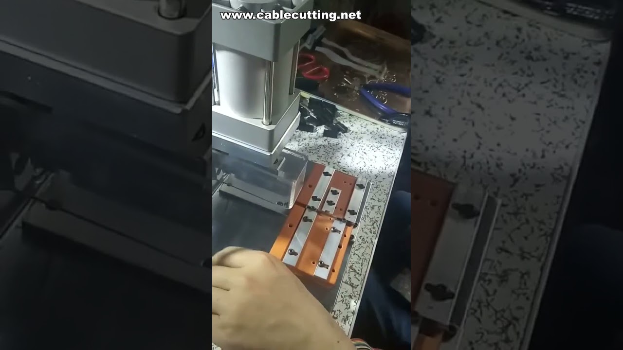 IDC排線壓著機｜高效自動化排線端子壓接設備