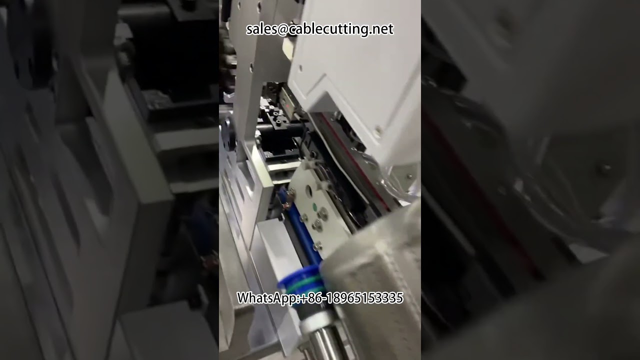 雙頭防水插頭壓接端子 汽車線束剝線機｜高效自動化加工