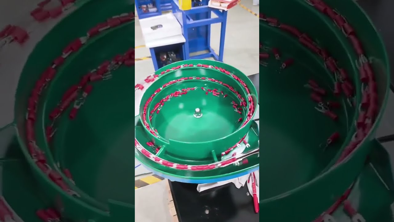 振動盤送料端子壓著機｜老化工況實測 #線束加工 #自動化設備 #工廠實拍