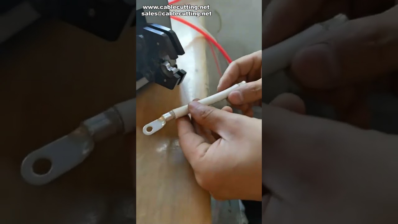 高效氣動銅端子壓接鉗 | 開口端子專用壓接工具