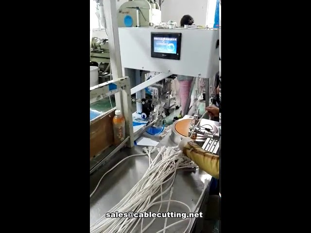 8字形電源線自動捲繞與綑紮機｜高效工業電纜管理解決方案