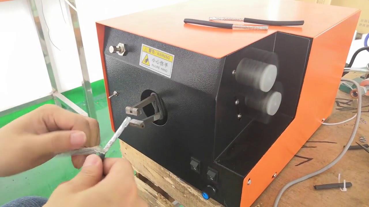 電纜屏蔽刷直線扭線機 WPM 03B | 高效工業級線材處理設備