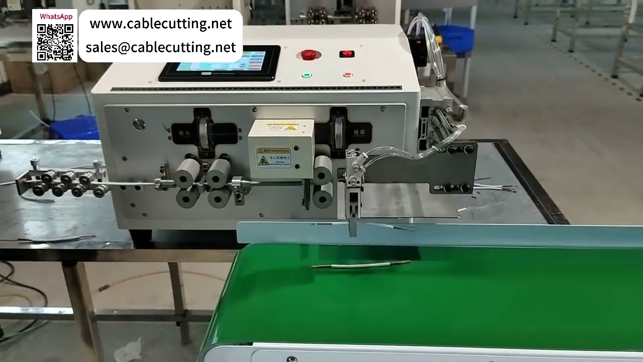 全自動電腦化電纜剝線機｜精準剝除內外護層，提升工業效率