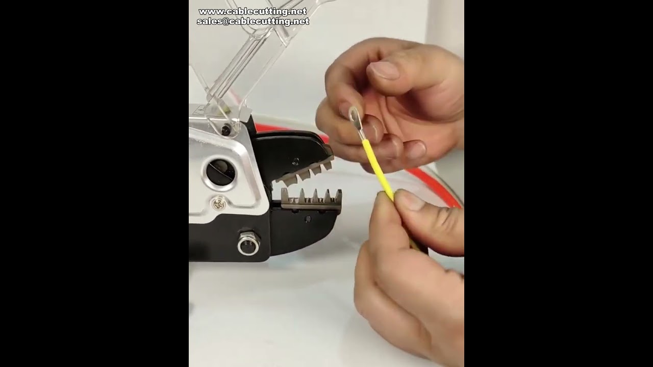 一機多模具！氣動端子壓接機｜更換模具輕鬆對應多種端子
