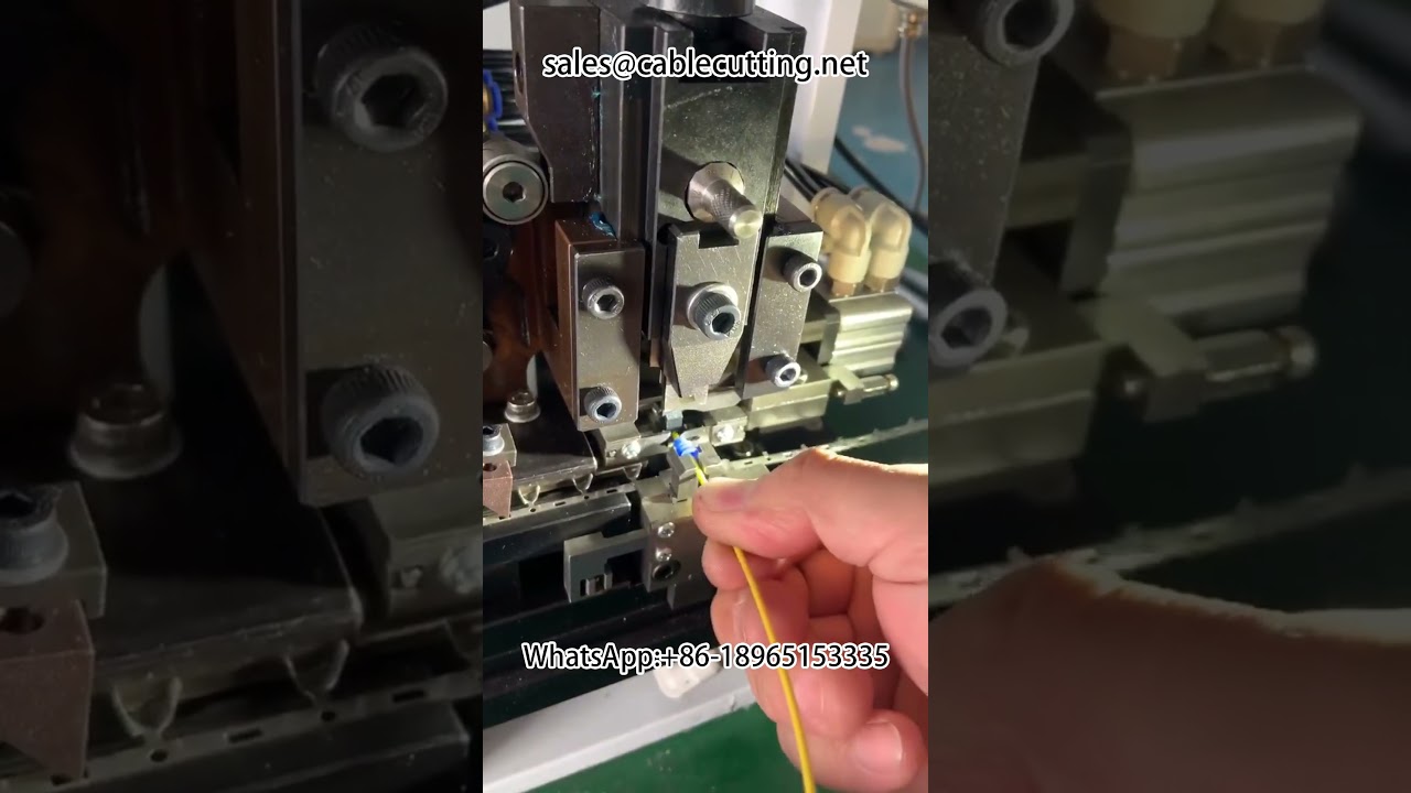 半自動防水插頭端子壓接機｜剝線機｜線束加工設備