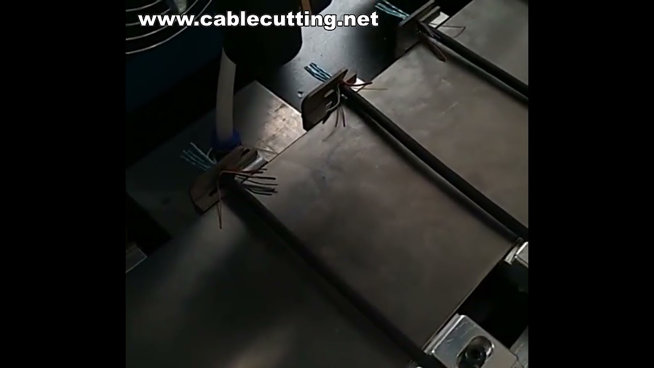 雷射剝線機｜同軸鋁箔切割｜全自動多線剝線設備