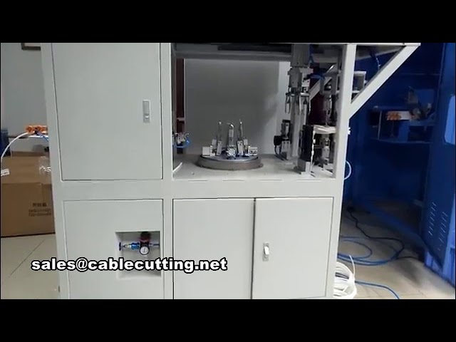 金屬線管軟管裁切纏繞綑紮一體機