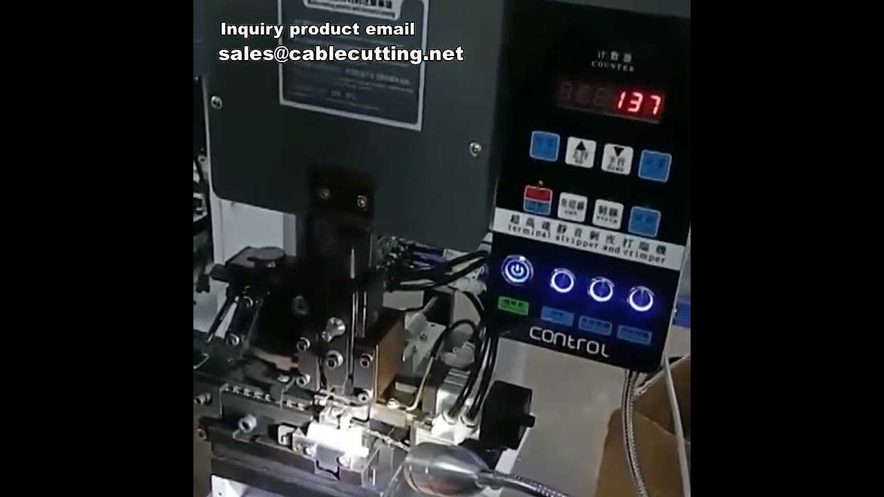 全自動剝線壓著端子機｜水平式壓接機｜高效電纜加工設備