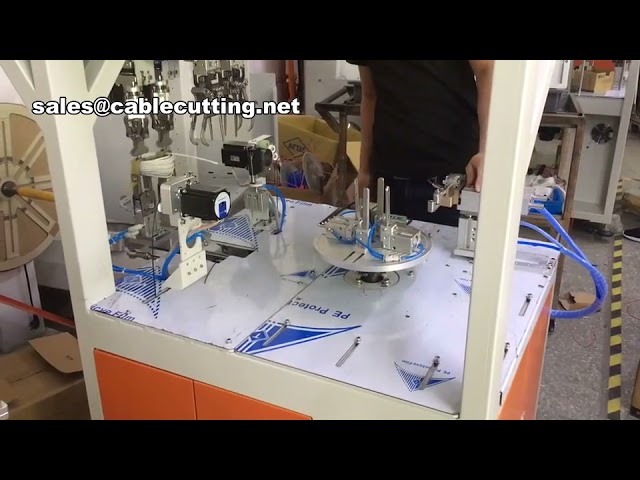 雙束線圈式電纜綑紮與繞線機 | 電纜綑紮機 | 自動繞線設備