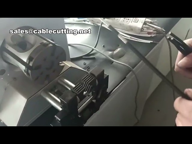 同軸電纜剝線機｜電腦化裁切剝線設備｜新能源線材加工