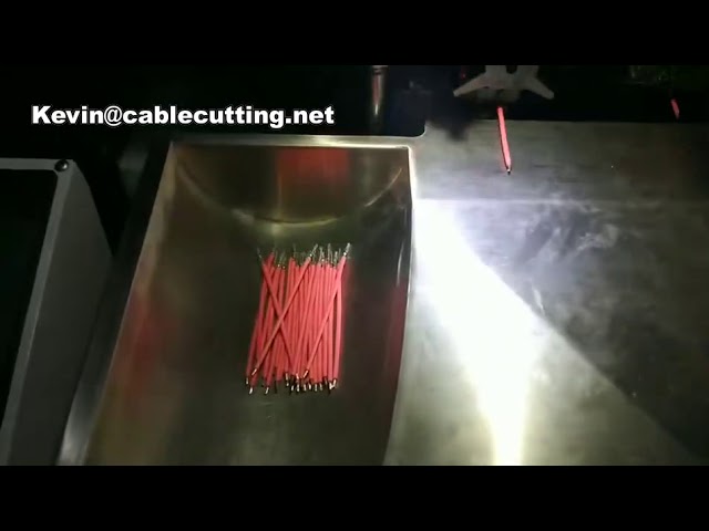 高速線纜剝線裁切 PCB 端子連接壓著機
