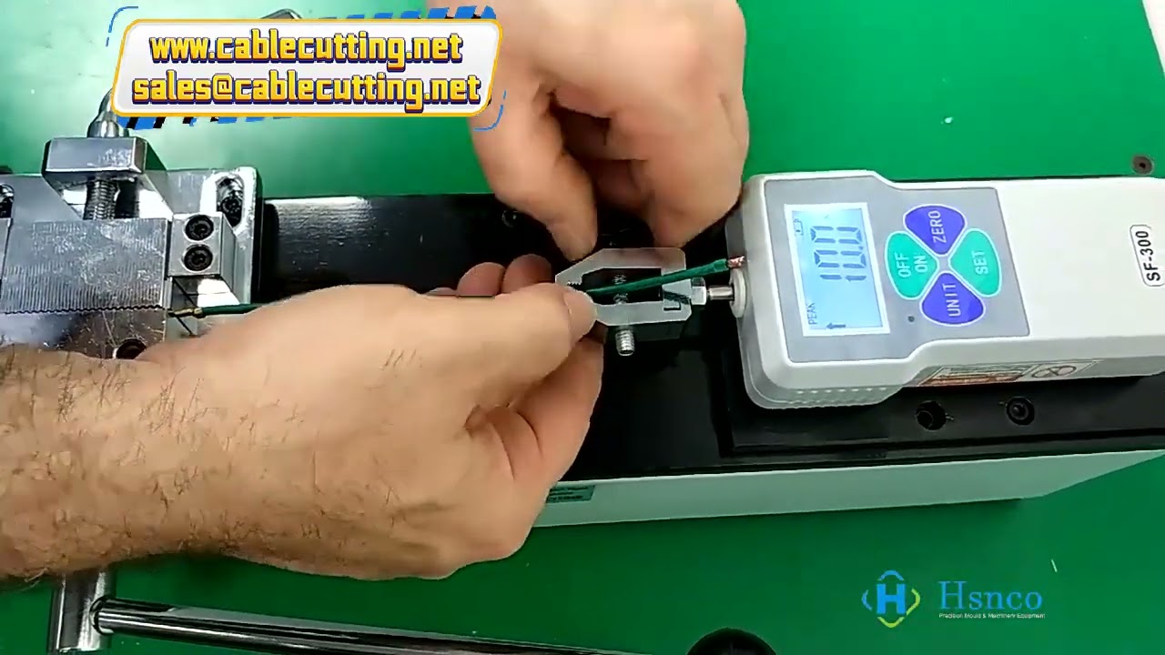 手動拉力測試台｜線材拉伸強度試驗機｜端子壓接力與插拔力檢測設備
