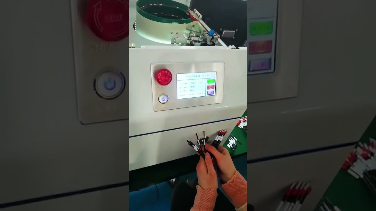 管狀端子壓接機設備功能展示｜電纜剝線機｜工廠工具 #machine #cablewirestrippingmachine #factory #tools
