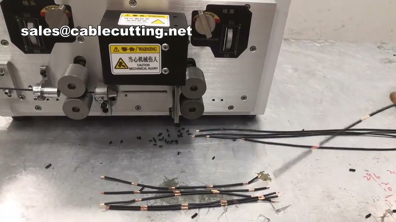 鞘型電腦裁線剝線機｜電線裁切壓接一體機，高效線束加工