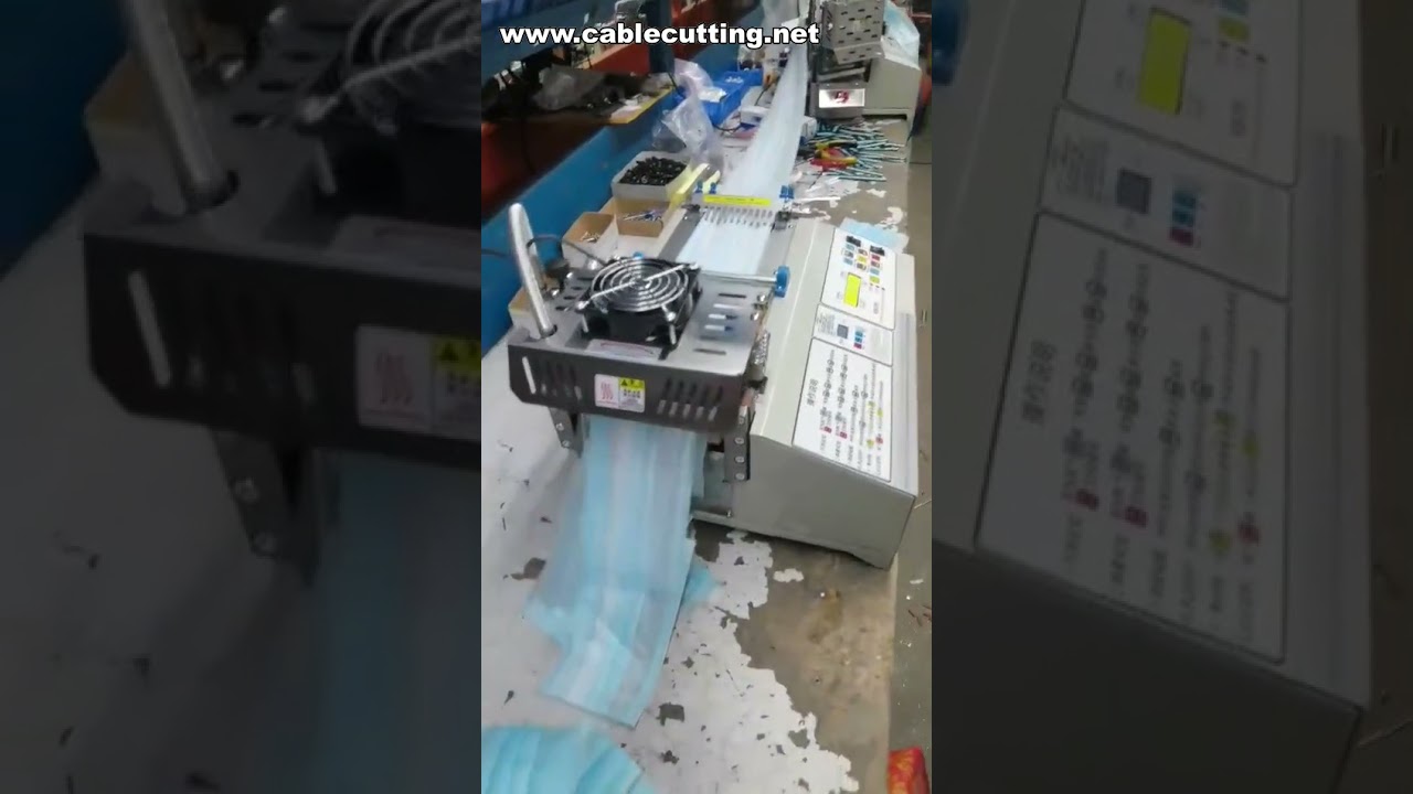 全自動繩索切斷機｜熱刀式聚酯帶裁切機｜電動繩索切割機