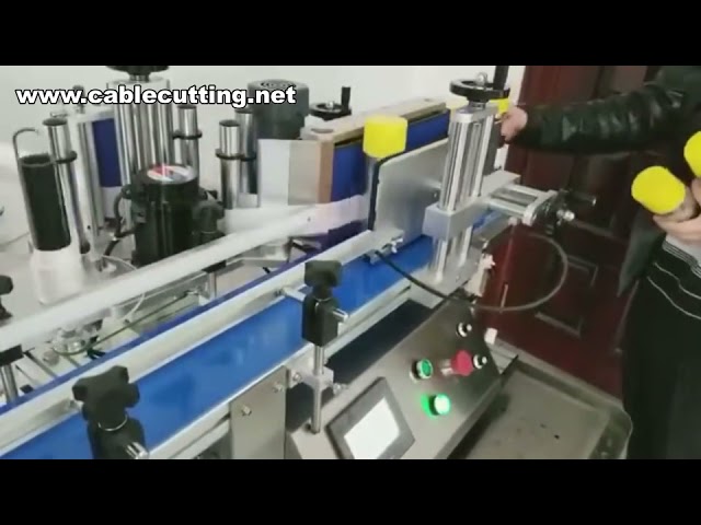 桌上型全自動圓瓶貼標機｜小型圓罐標籤機，高效能桌面標籤設備