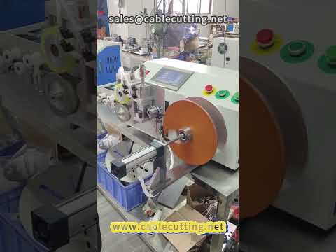 Automatic sort meter cutting wire winding machine # wire processing # winding machine # wire and