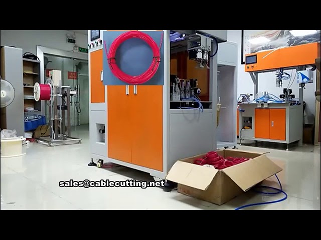 全自動電線綑紮機｜電纜繞線綁帶機，高效工業級線圈綑綁設備